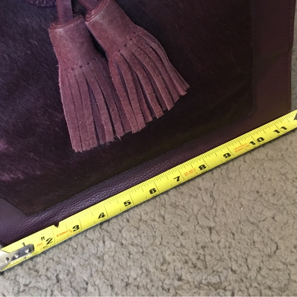 Vintage Kate Spade Suede Cowhide Leather Shoulder Bag - Picture 12 of 16